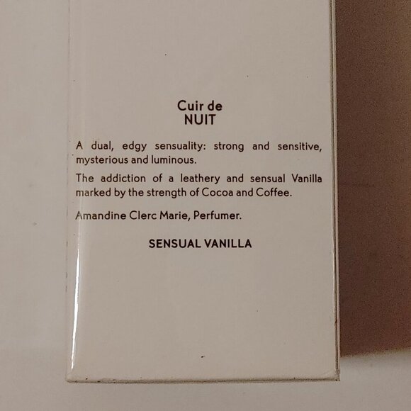 YVES ROCHER Cuir de Nuit Fragrance 100ml Open Box Unisex Scent - Picture 5 of 10